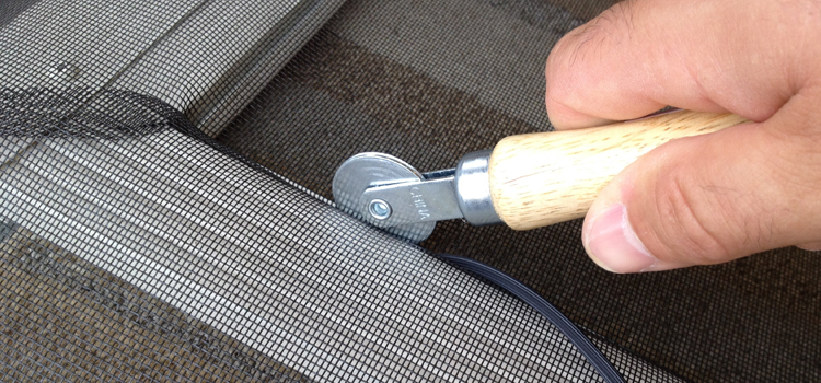 metal screen door repair in Estero
